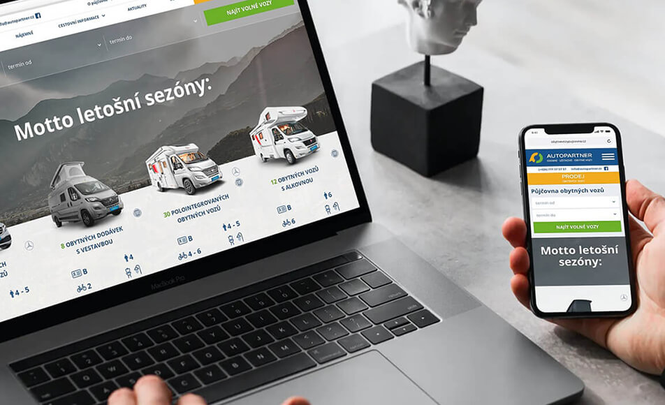 Weby pro všechna zařízení, mobilní přístup