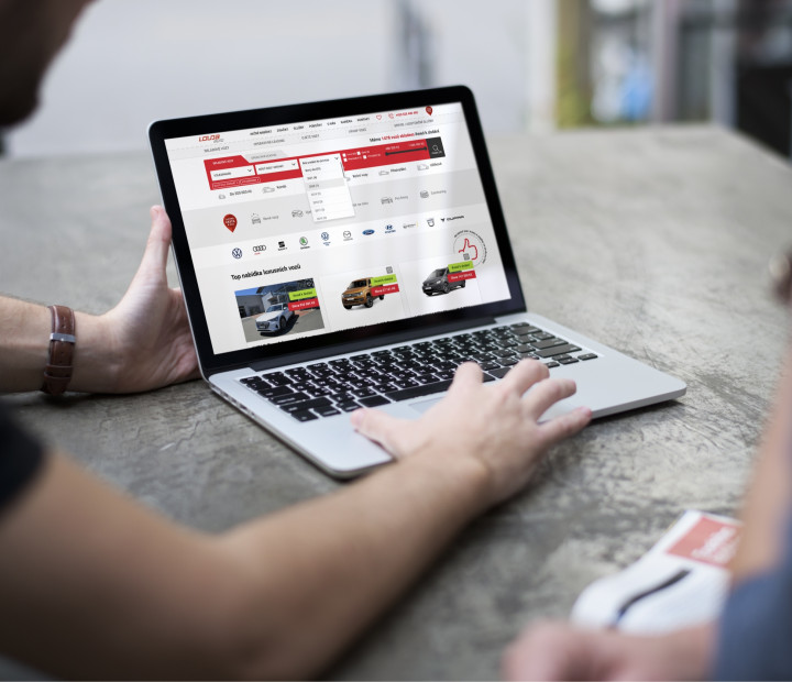 Výběr vozů pomocí zvolených filtrů