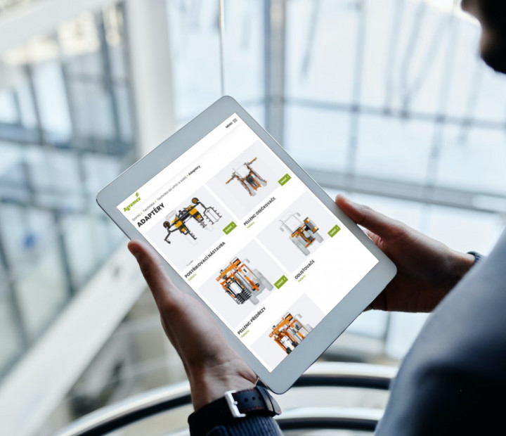 Rozložení na tabletu