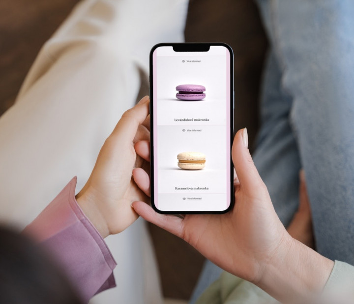 Zobrazení na telefonu